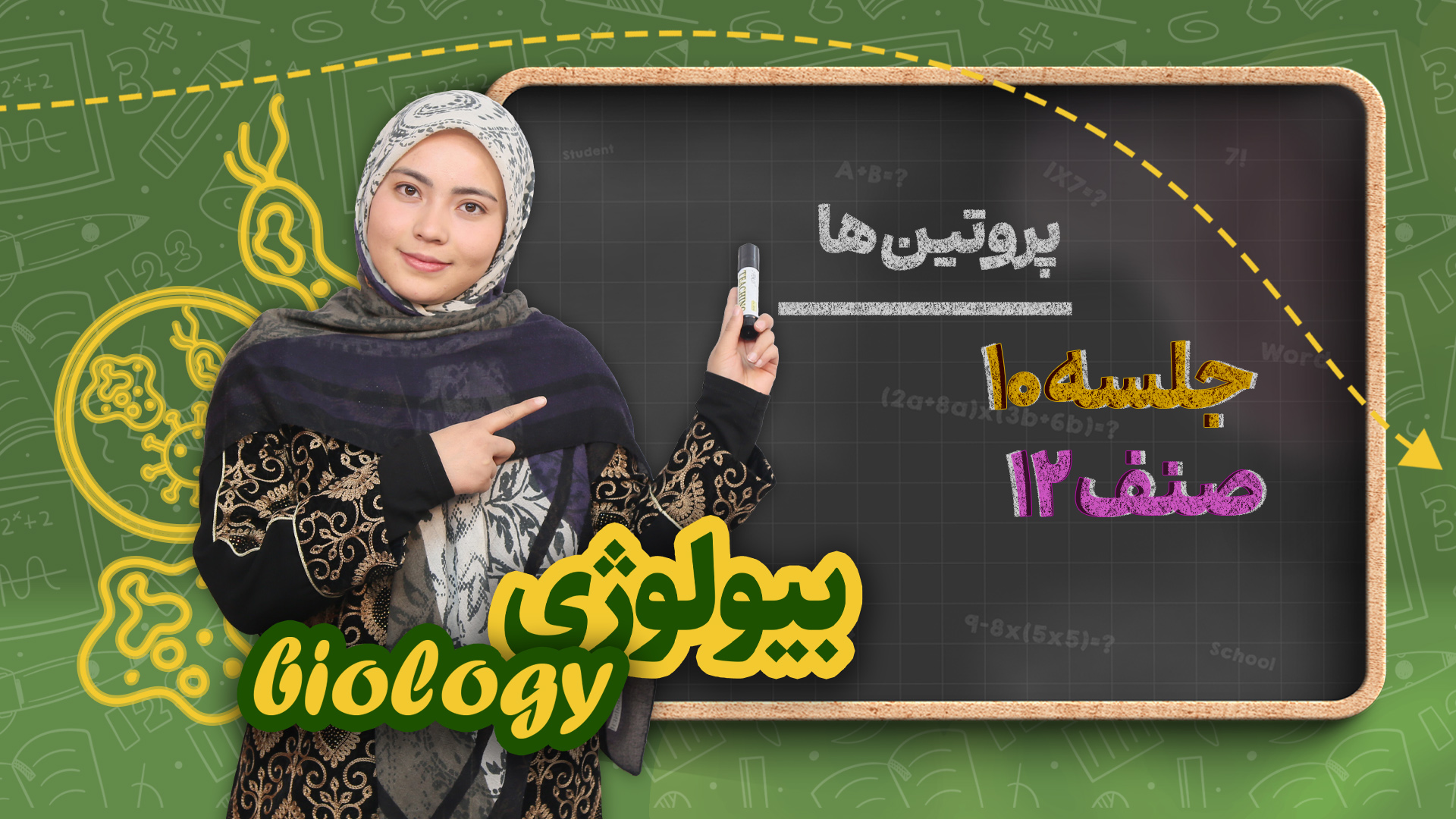 پروتین ها – جلسه ۱۰ – بیولوژی صنف دهم مکتب خانه