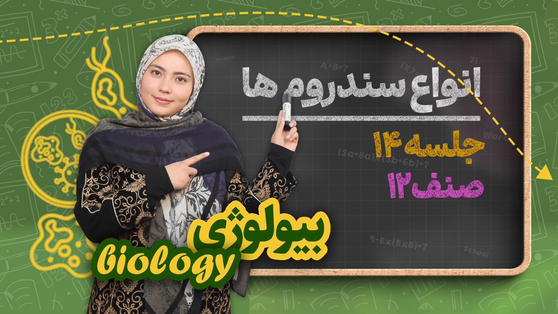انواع سندروم ها – جلسه ۱۴ – بیولوژی صنف دوازدهم مکتب خانه